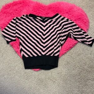 Premise Chevron Pink and Black Short Sleeve Tee